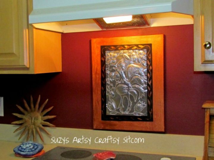 s don t throw out that old cookie sheet before you see these ideas, repurposing upcycling, Use a needle to get a punched tin look