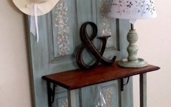 Old Door Transformed to Hall Tree,Coat Rack,