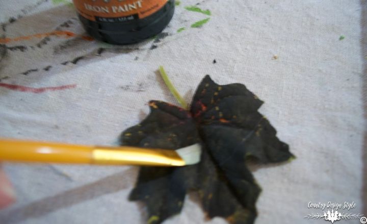 how to make rusty leaves, crafts, how to
