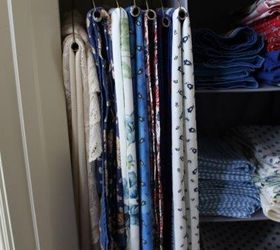 how to turn a small closet into storage for dining linens, closet, how to, storage ideas