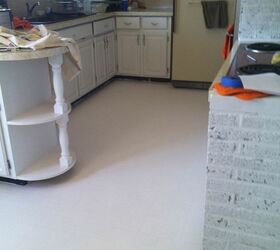 Painting Kitchen Linoleum. | Hometalk