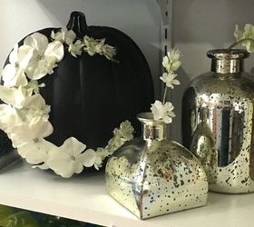 floral moon pumpkin, crafts, how to, seasonal holiday decor