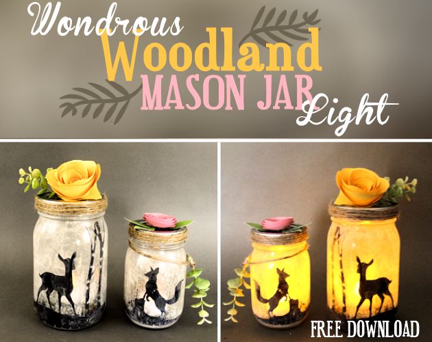 woodland mason jar lights, crafts, how to, lighting, mason jars, repurposing upcycling