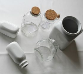 diy image transfer on glass bottles jars, crafts, how to