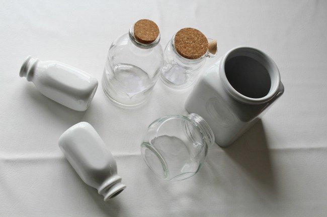transferncia de imagem diy em garrafas e frascos de vidro