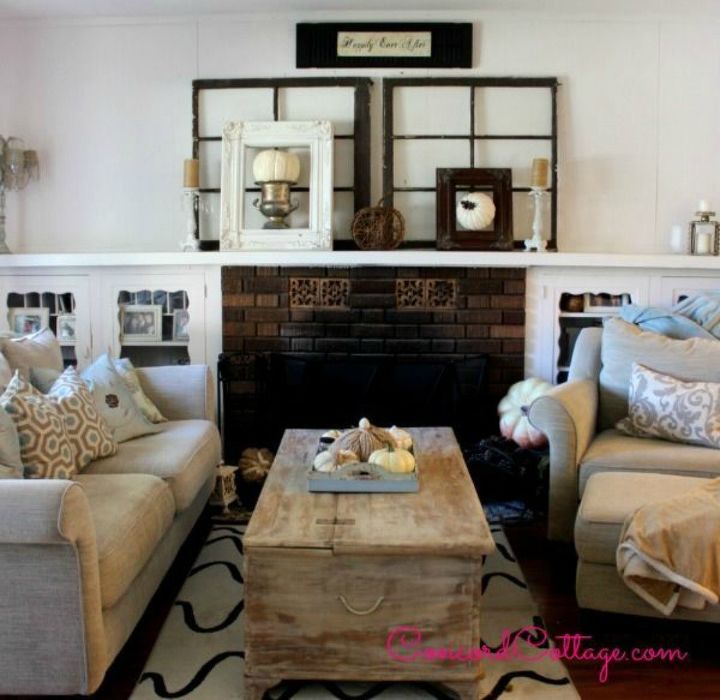 s 13 perfect fall mantel ideas for every style, fireplaces mantels, For the neutral palette