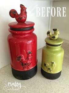 farmhouse style container upcycle, chalk paint, crafts, how to, painting