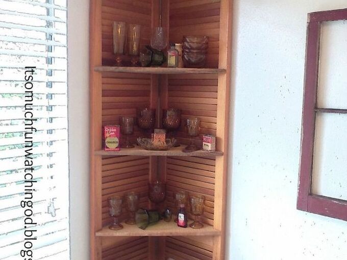 How Can I Make A Corner Shelf Using Ladders Hometalk