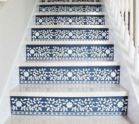 25 awesome ways to upgrade your home using stencils, Make your stairs a show stopper