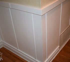 diy board and batten, foyer, how to, painting, woodworking projects