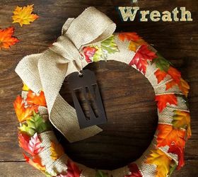 easiest ever fall wreath, crafts, how to, seasonal holiday decor, wreaths