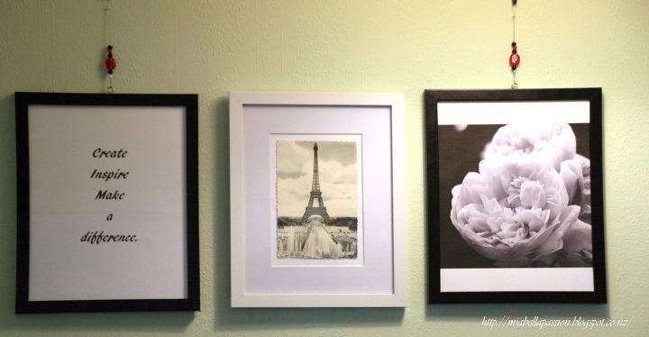  on a wire hanging frames , how to, wall decor