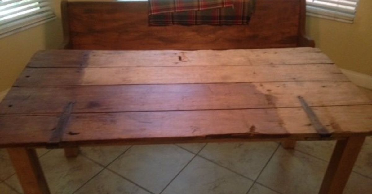 Sea Spray Make A 1879 Barn Door Into A Dining Room Table Hometalk