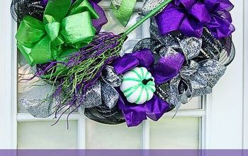 Grandin Road Inspired Witch Wreath