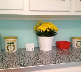 s 14 sneaky ways to fake a high end look with contact paper, Redesign your countertops
