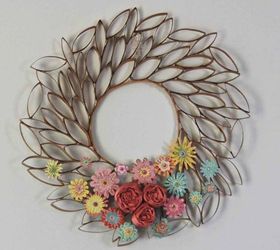 s 17 tricks to make a gorgeous wreath in half the time, crafts, wreaths, Or fold them into beautiful petals