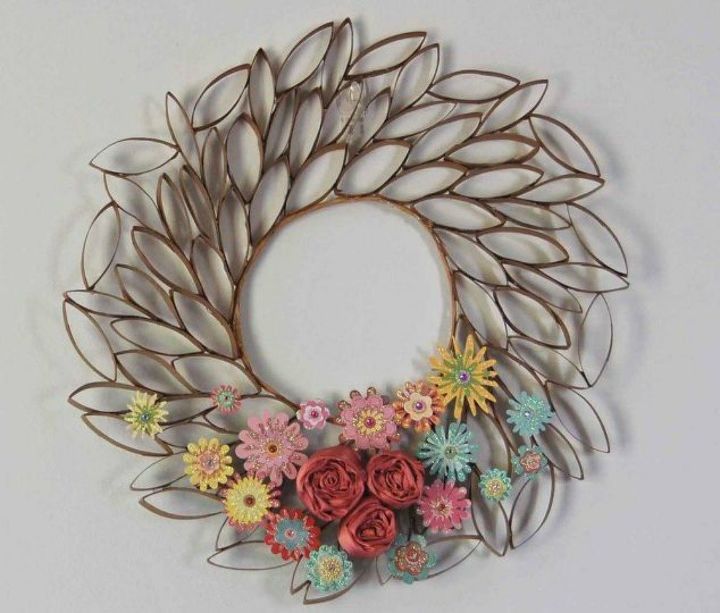 s 17 tricks to make a gorgeous wreath in half the time, crafts, wreaths, Or fold them into beautiful petals