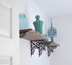 create rustic shelving that looks high end for close to nothing , shelving ideas