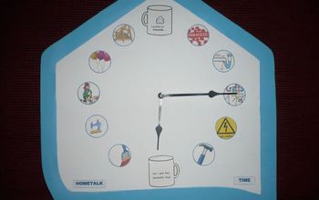 HOMETALK CLOCK Project Made for the September 2016 Contest.