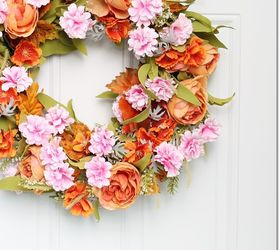Upcycle Your Wreath Into a Fall Wreath!