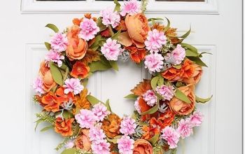 Upcycle Your Wreath Into a Fall Wreath!