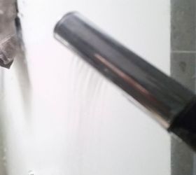 3 ingredientes para eliminar los restos de jabn en las duchas de cristal, Aclarar y repetir