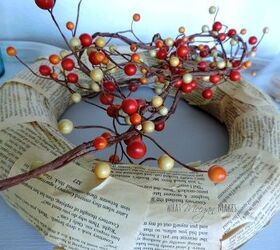 book page fall wreath, crafts, how to, repurposing upcycling, seasonal holiday decor, wreaths