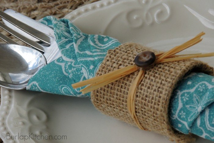 DIY napkin rings
