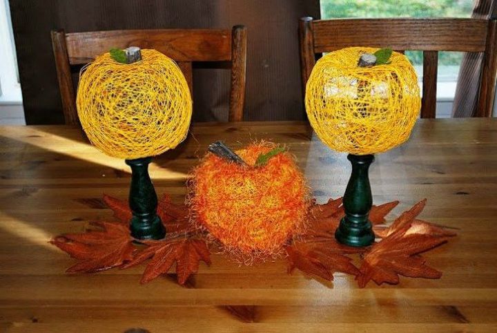 s 23 astounding ways to make a pumpkin out of anything, Wrap string around a balloon