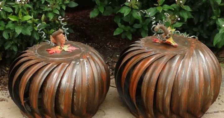 s 23 astounding ways to make a pumpkin out of anything, Repurpose a roof wind turbine