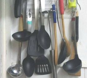s 10 genius organizing hacks using cooling racks, organizing, Or hang your everyday utensils