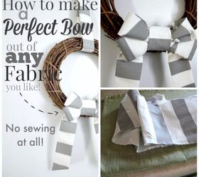 how to make a perfect bow for any wreath , crafts, home decor, homesteading, how to, wreaths
