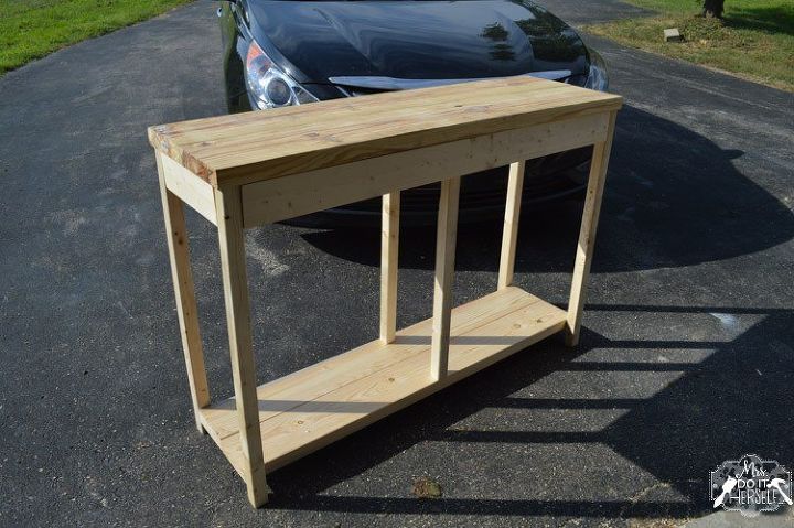 construye esta mesa de entrada por menos de 40 dlares