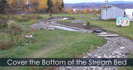 how to create a garden stream steps, gardening, how to, landscape, outdoor living, ponds water features, woodworking projects