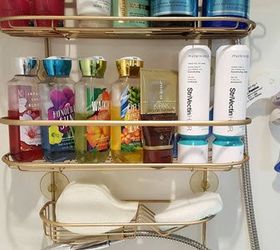 how to easily restore your rusty shower caddy to brand new, bathroom ideas, how to