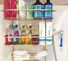 how to easily restore your rusty shower caddy to brand new, bathroom ideas, how to