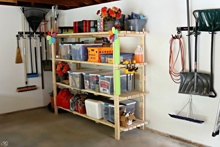 2x4 estante de almacenamiento de garaje