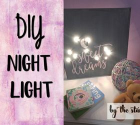 diy night light, crafts, home decor