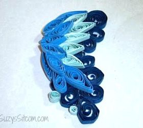 paper quilled monogram inexpensive home decor, crafts, home decor, wall decor
