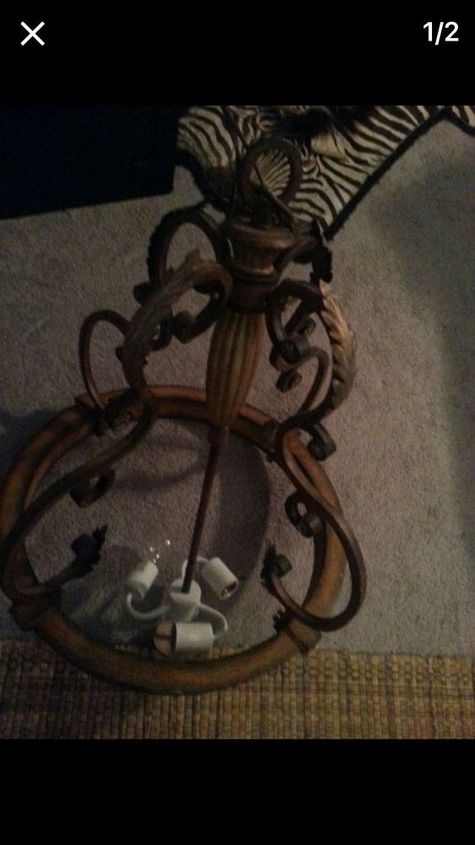 q any suggestions for this chandelier want to redo , cosmetic changes, home improvement, lighting, painted furniture