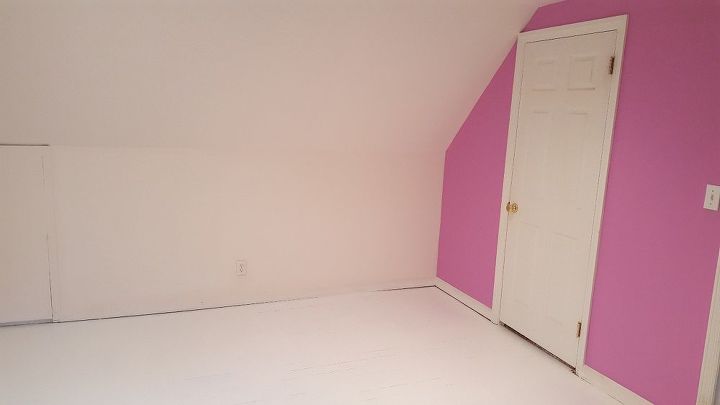 q what color area rug do i get to match this room , home decor, reupholster, Here are the colors We still need another coat on the floor and to paint the trim