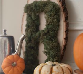 thrifty and diy decorating ideas for your fall mantel, fireplaces mantels