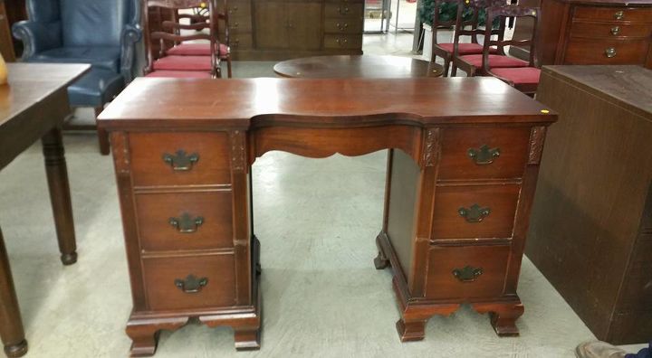 old auction desk turned into boys ultimate star wars desk, bedroom ideas, painted furniture