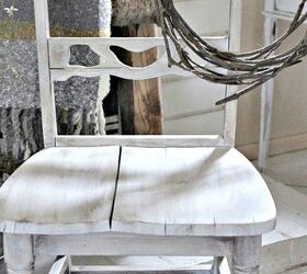 diy weathered wood finished side chair, chalk paint, cleaning tips, home decor, painting, woodworking projects