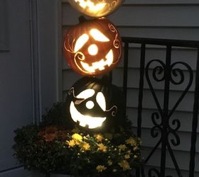 pumpkin topiary, crafts, gardening, halloween decorations