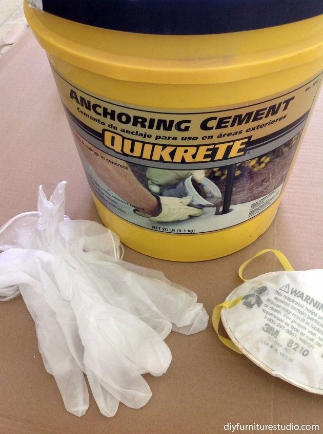 uso de la pintura de ltex para teir la decoracin de cemento diy