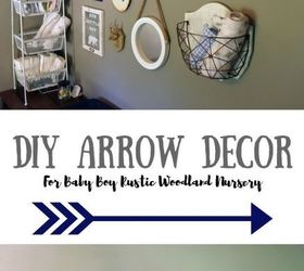 diy arrow decor for baby boy rustic woodland nursery, crafts, rustic furniture, wall decor
