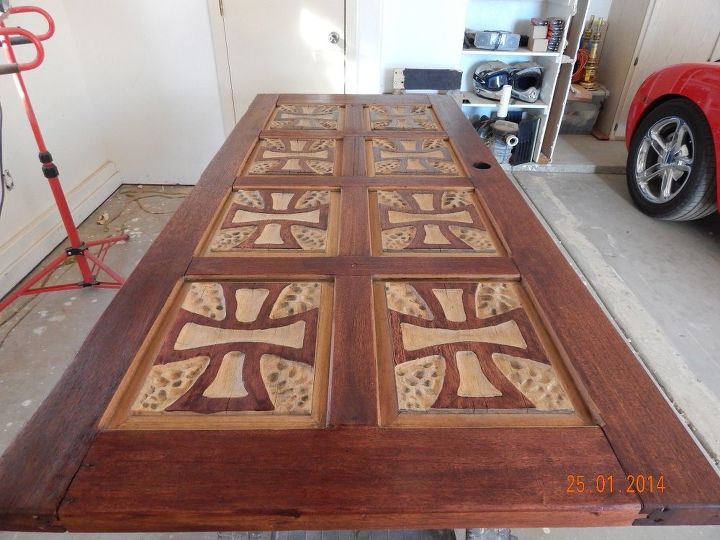 mahogany front door to coffee table , doors, painted furniture, woodworking projects