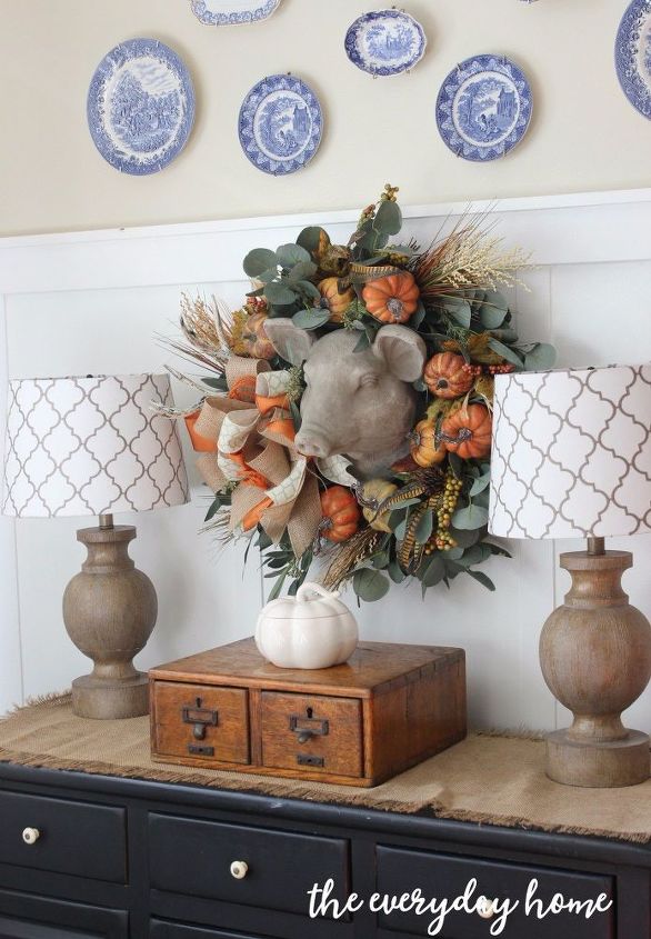 updating a fall wreath for less than 20, crafts, how to, seasonal holiday decor, wreaths