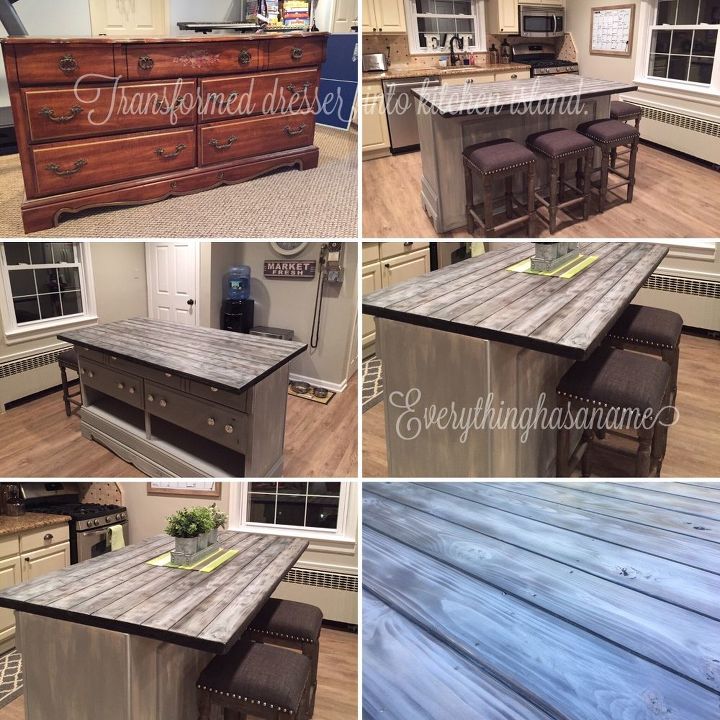 Transformed Dresser Into Kitchen Island Hometalk